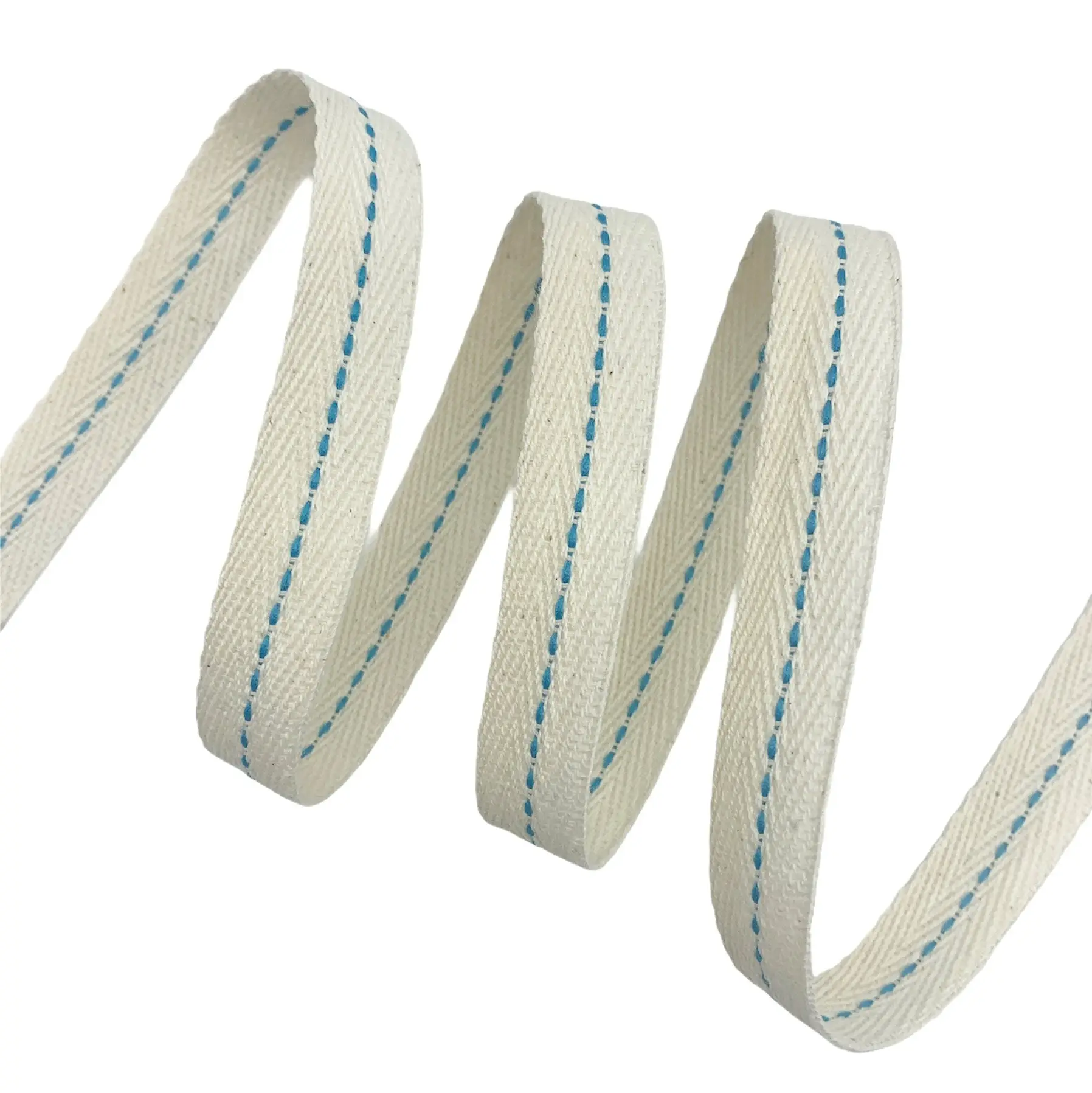 Cadarço Pesponto Turquesa