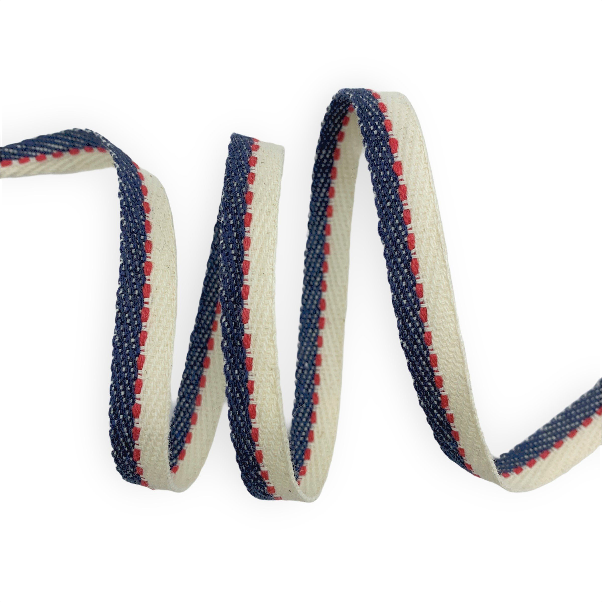 Cadarço Bicolor Pespontado CAD2C1P - 50 metros