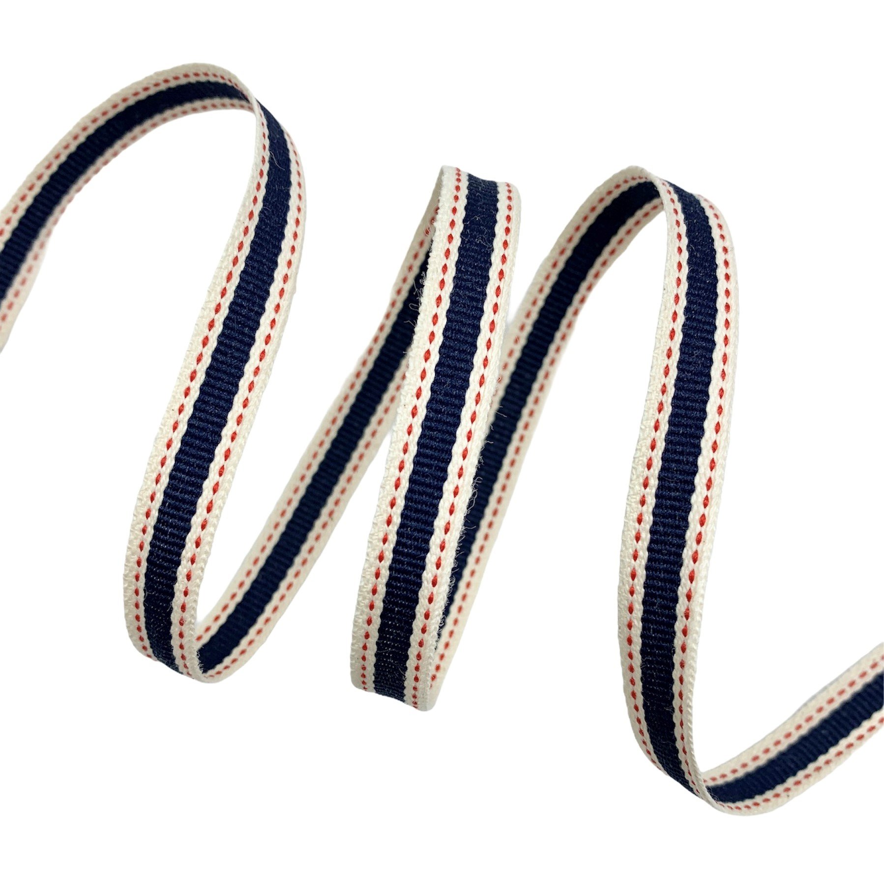 Galão Gorgurão Listrado Pespontado PA2F - 50 metros