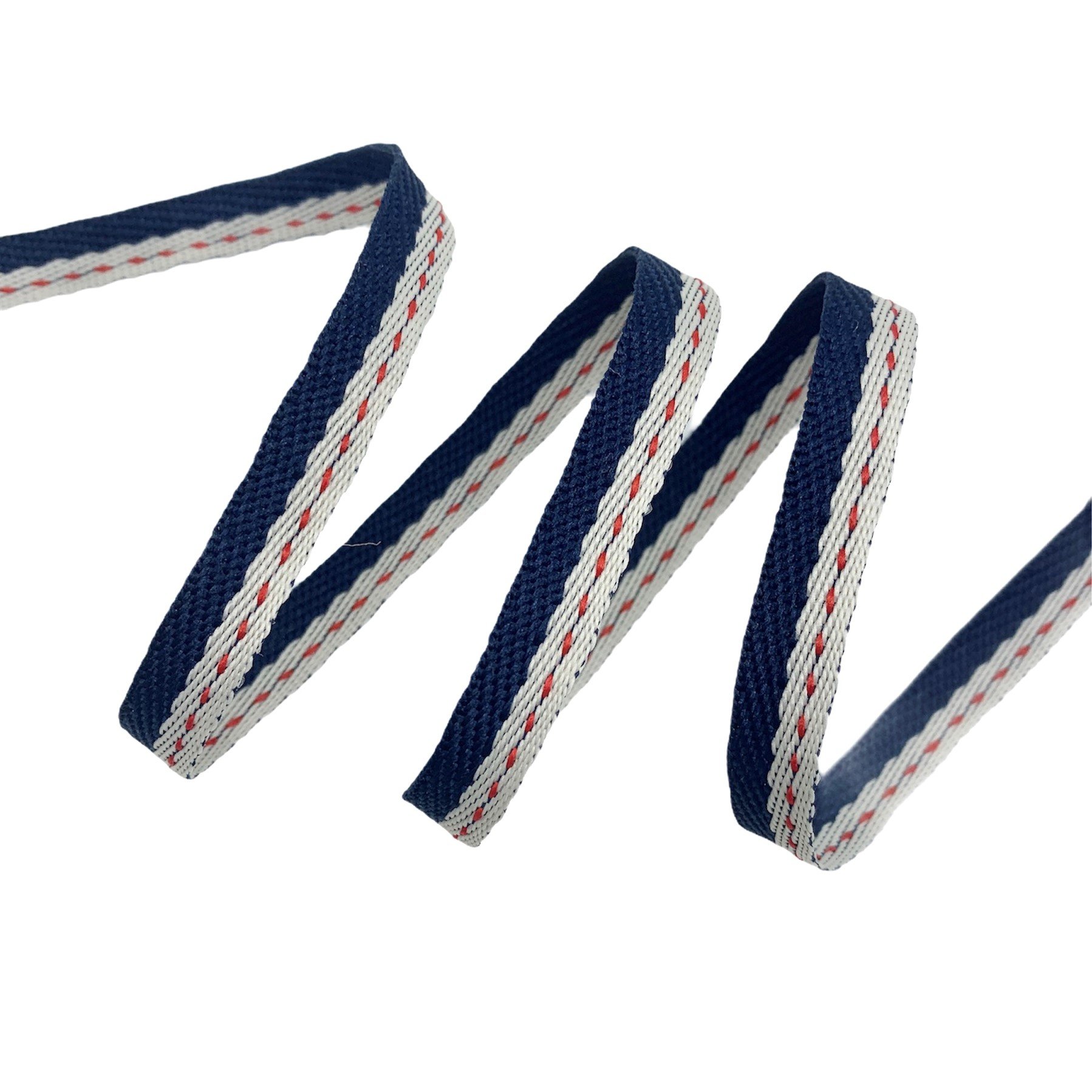 Cadarço Bicolor Tracejado FP2C1F - 50 metros