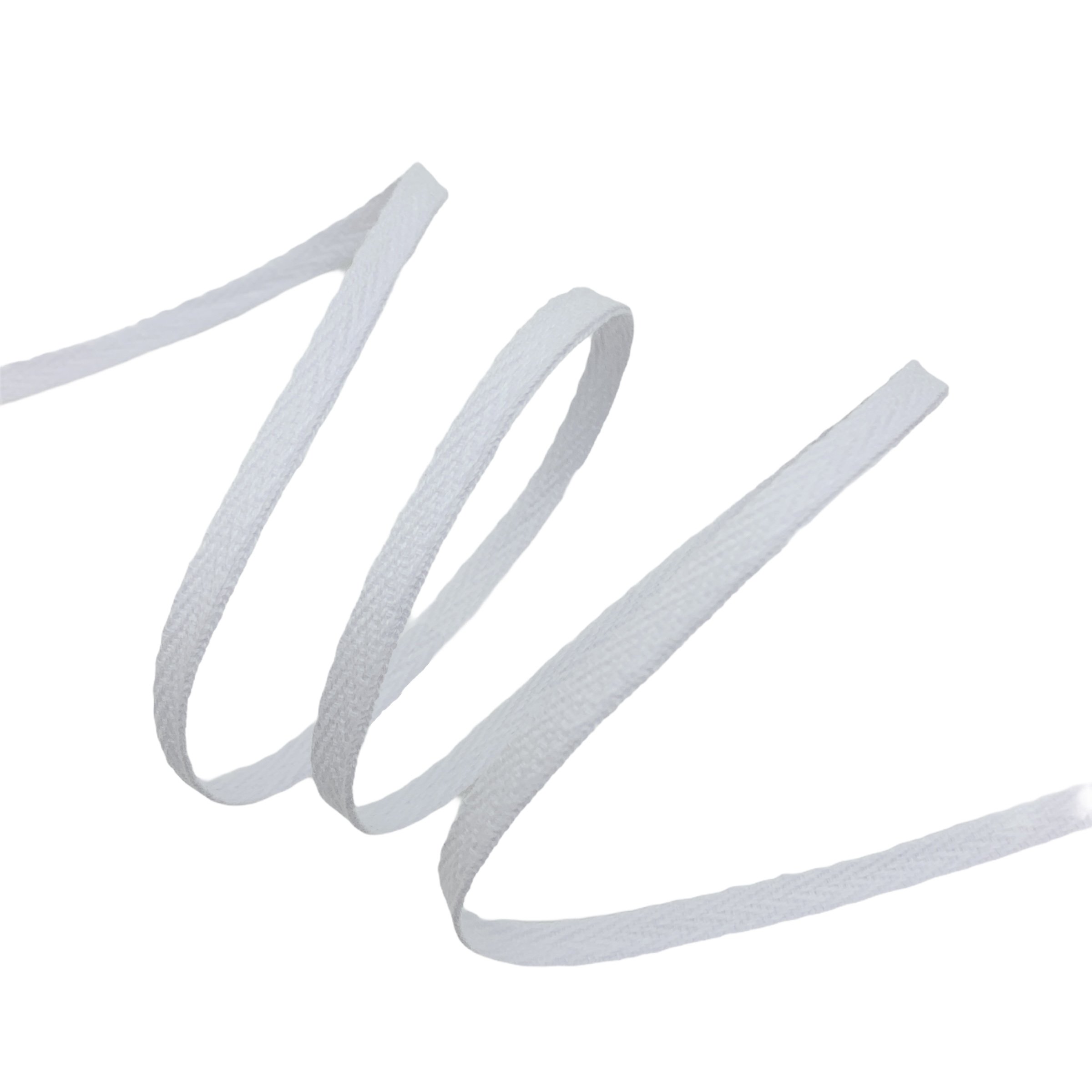 Cadarço Sarjado de Algodão CAD - 50 Metros - 06MM, Branco