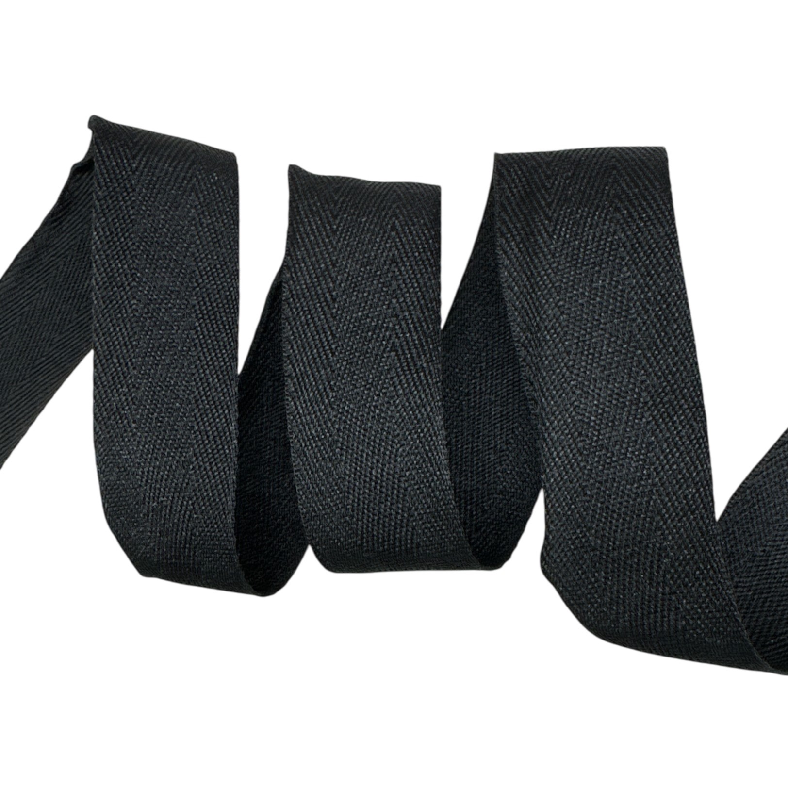 Cadarço Poliéster FP - 50 Metros - 32MM, Preto