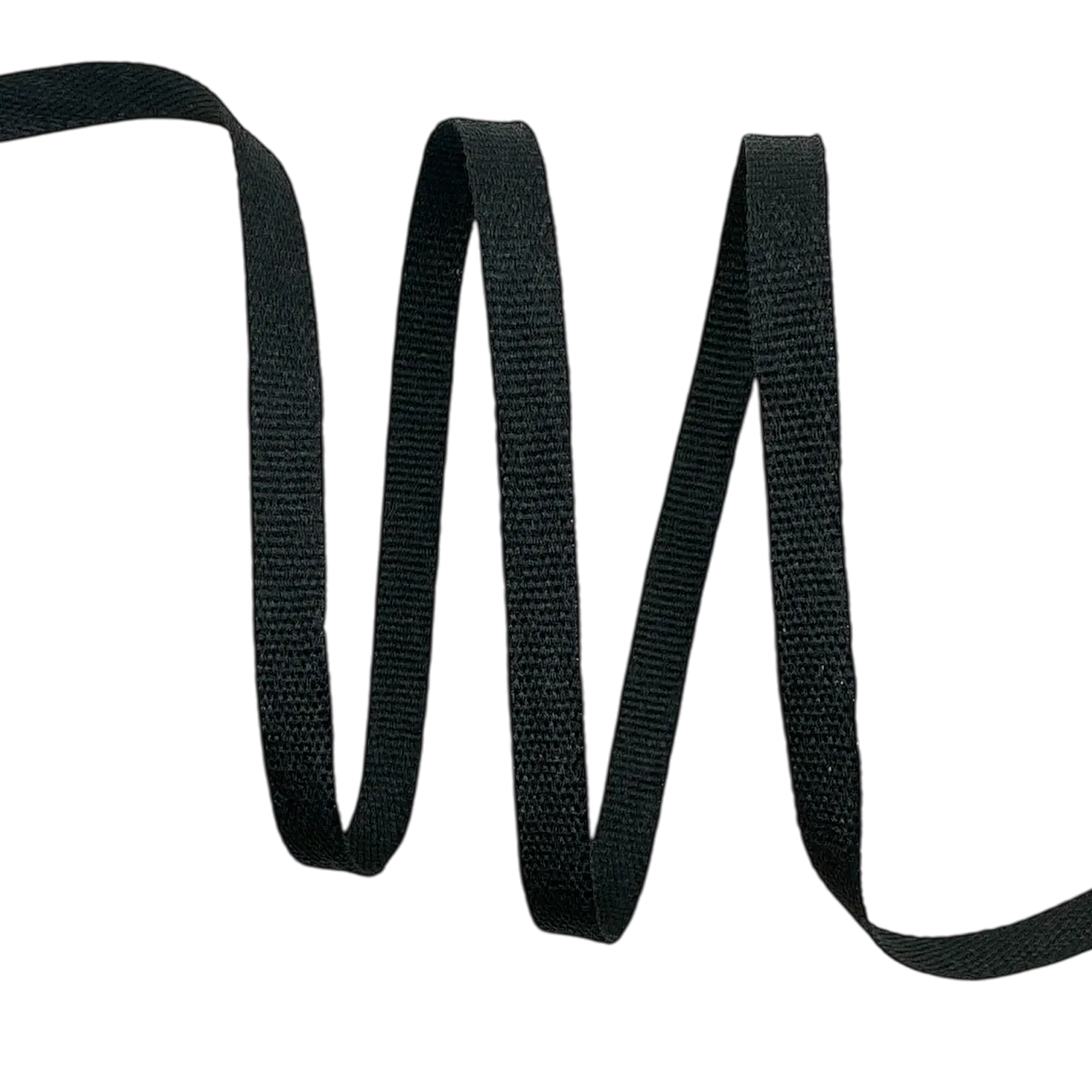 Fita Galão Gorgurão GII - 50 Metros - 07MM, Preto