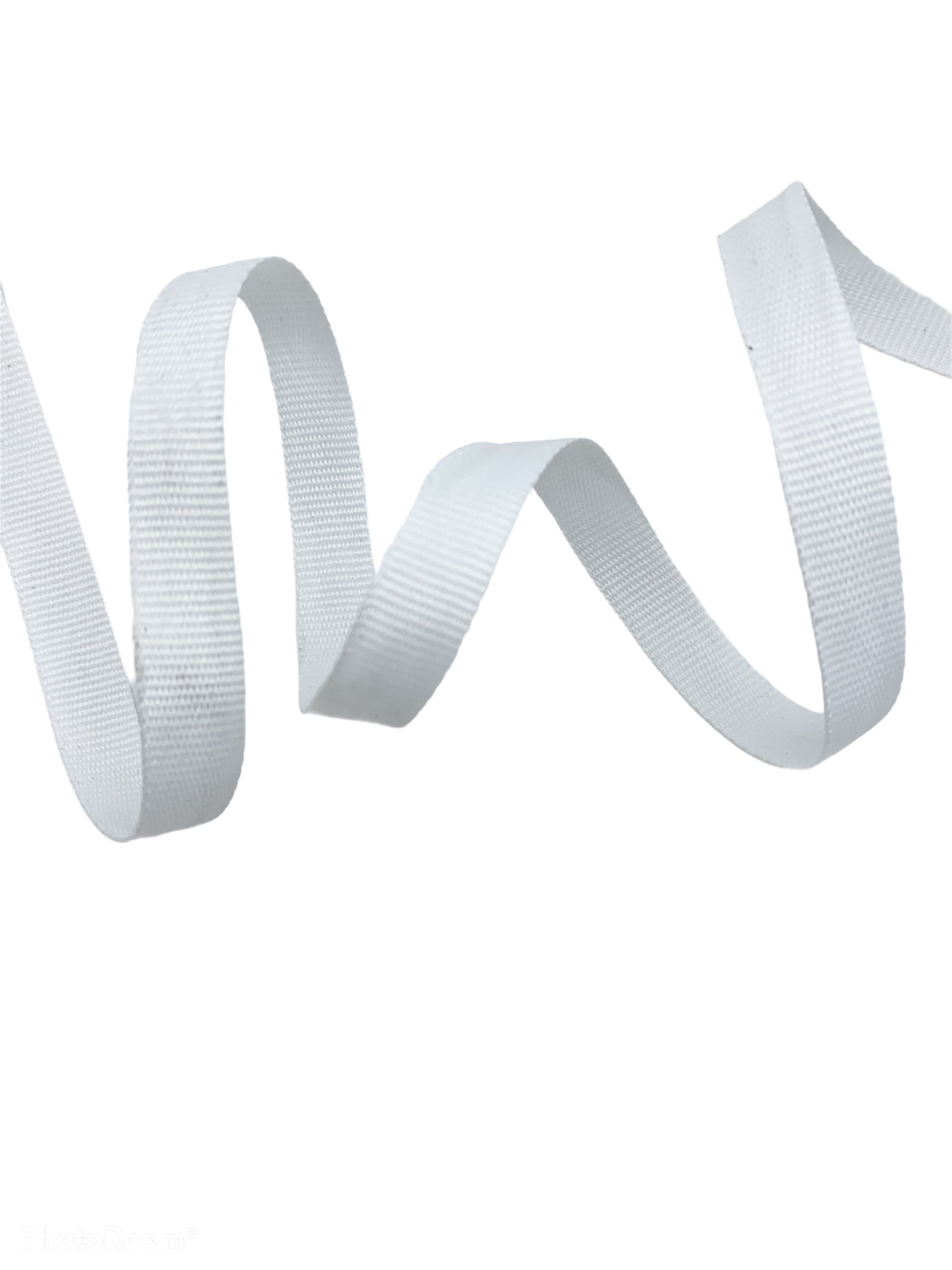 Fita Galão Gorgurão GII - 50 Metros - 10MM, Alvejado