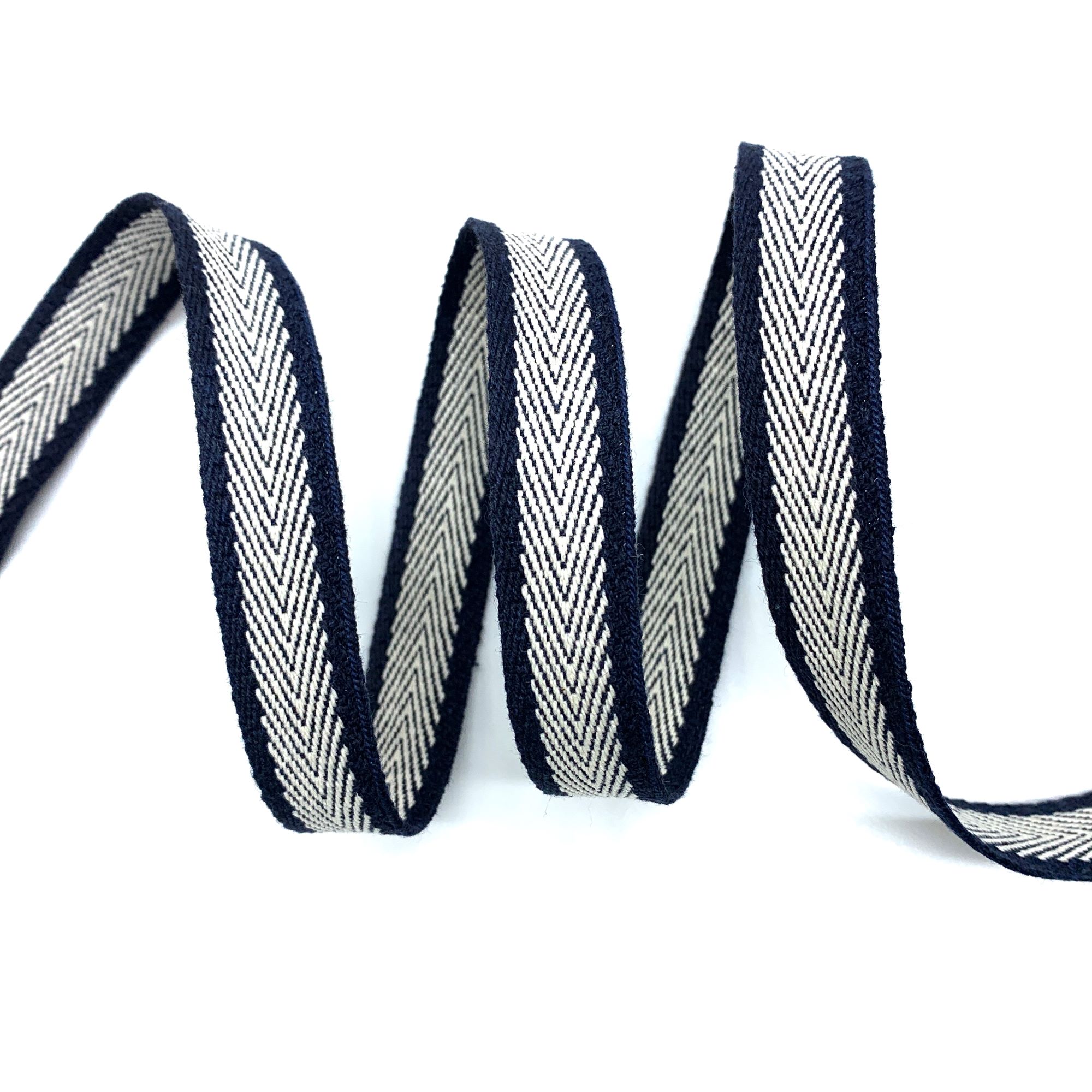 Cadarço Escama Misto ESC - 27 Metros - 16MM, Marinho/Cru