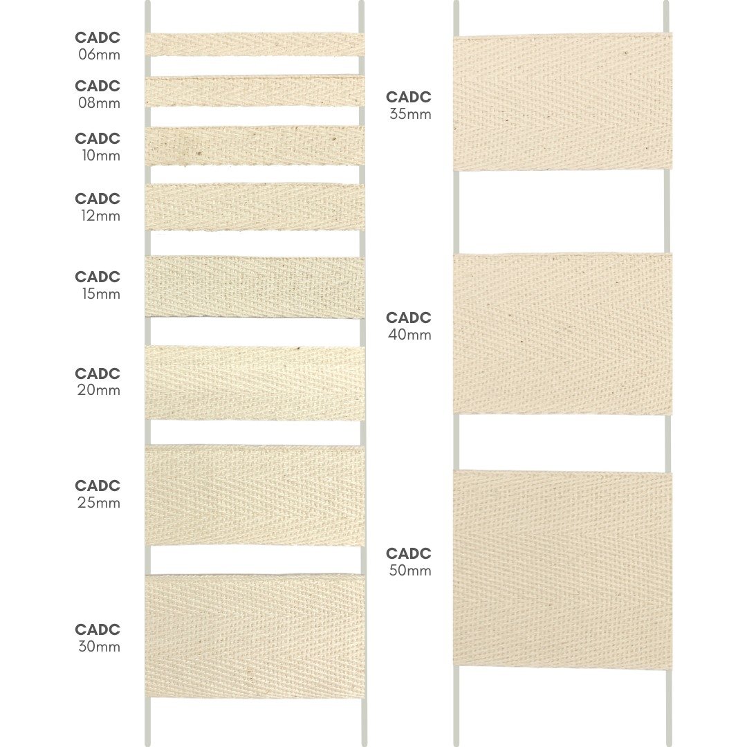 Cadarço Sarjado de Algodão CAD - 50 Metros - Imagem 2