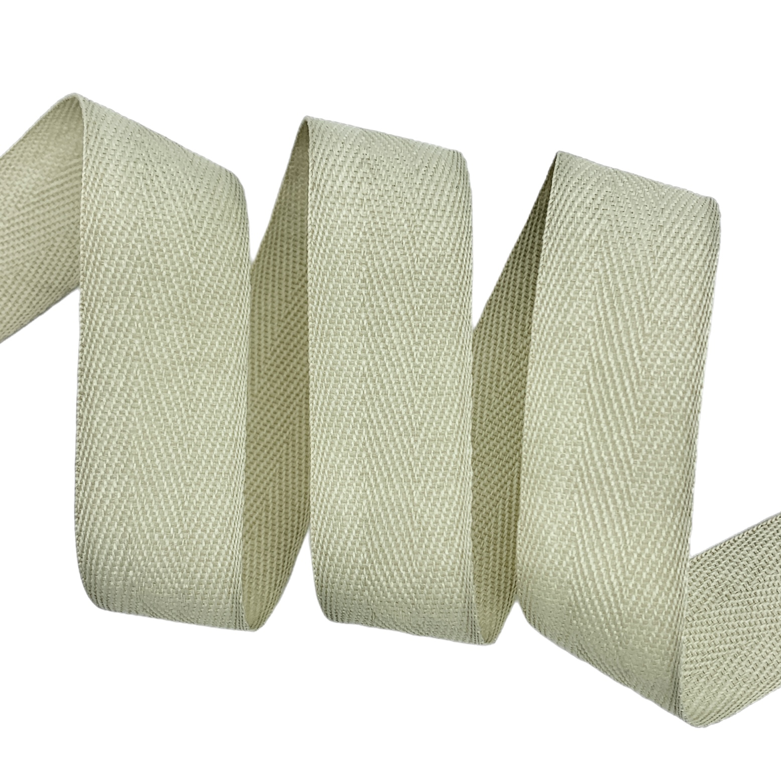 Cadarço Poliéster FP - 50 Metros - 30MM, Bege