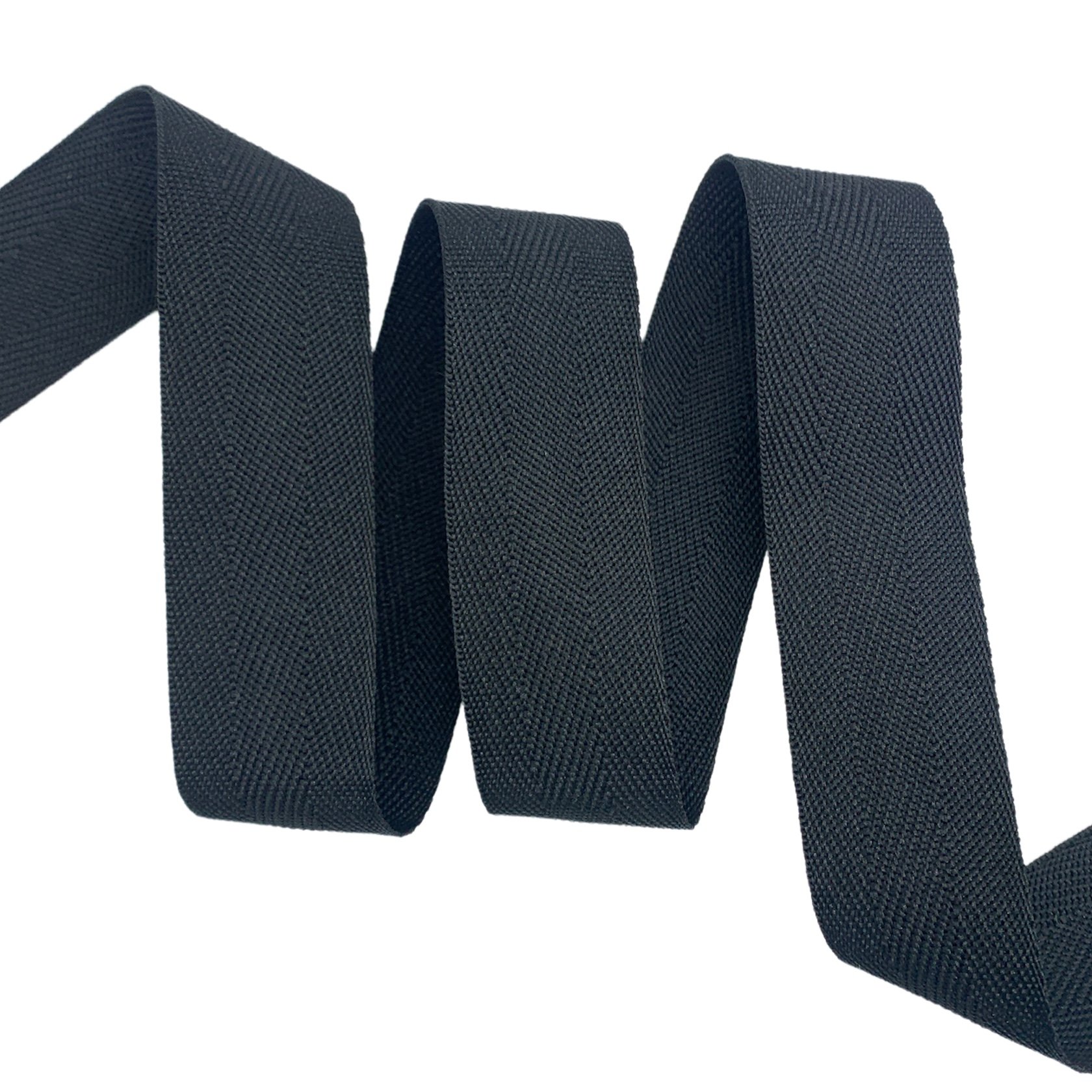 Cadarço Poliéster FP - 50 Metros - 30MM, Preto