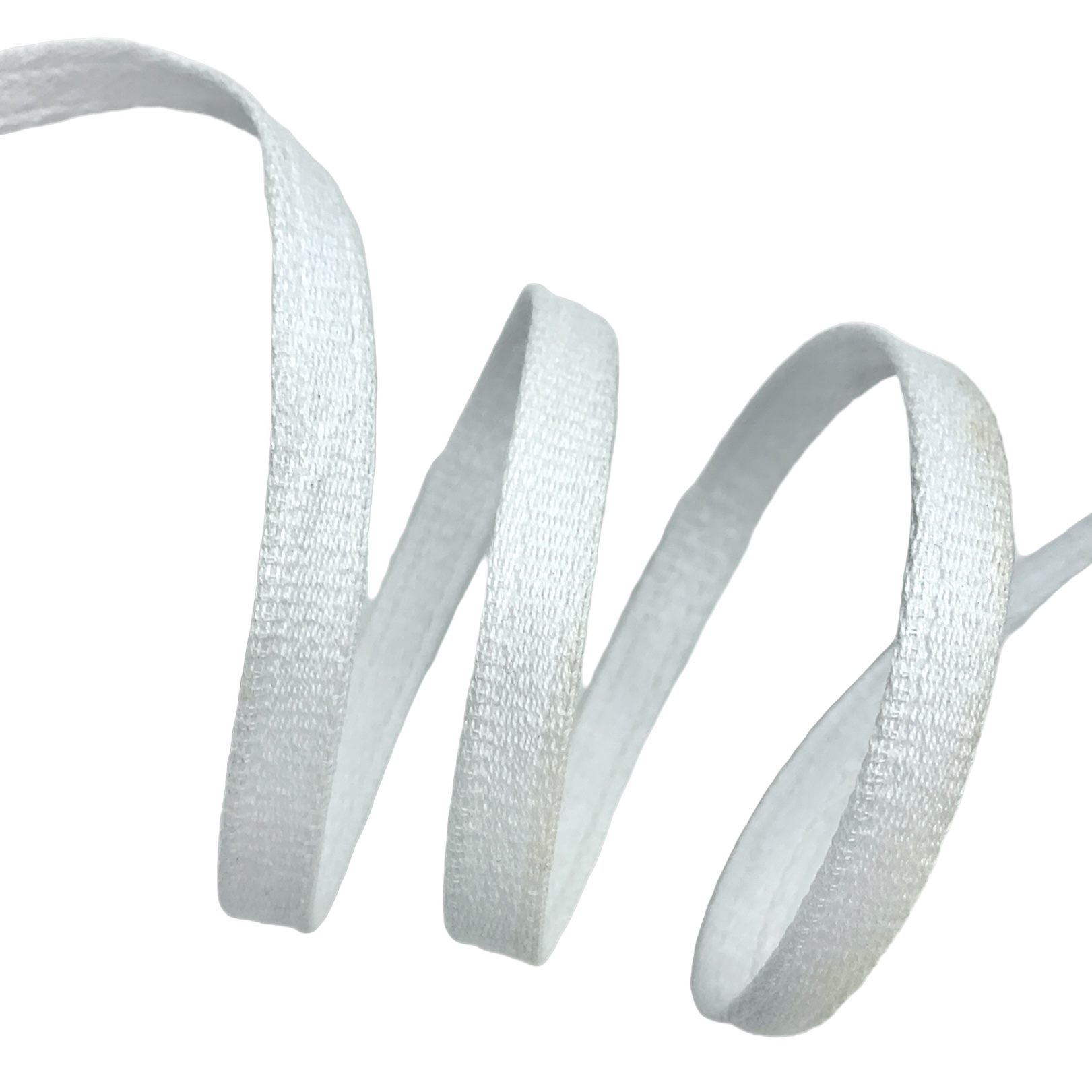 Cadarço Algodão Borda Relevo ORV - 50 Metros - 10MM, Branco