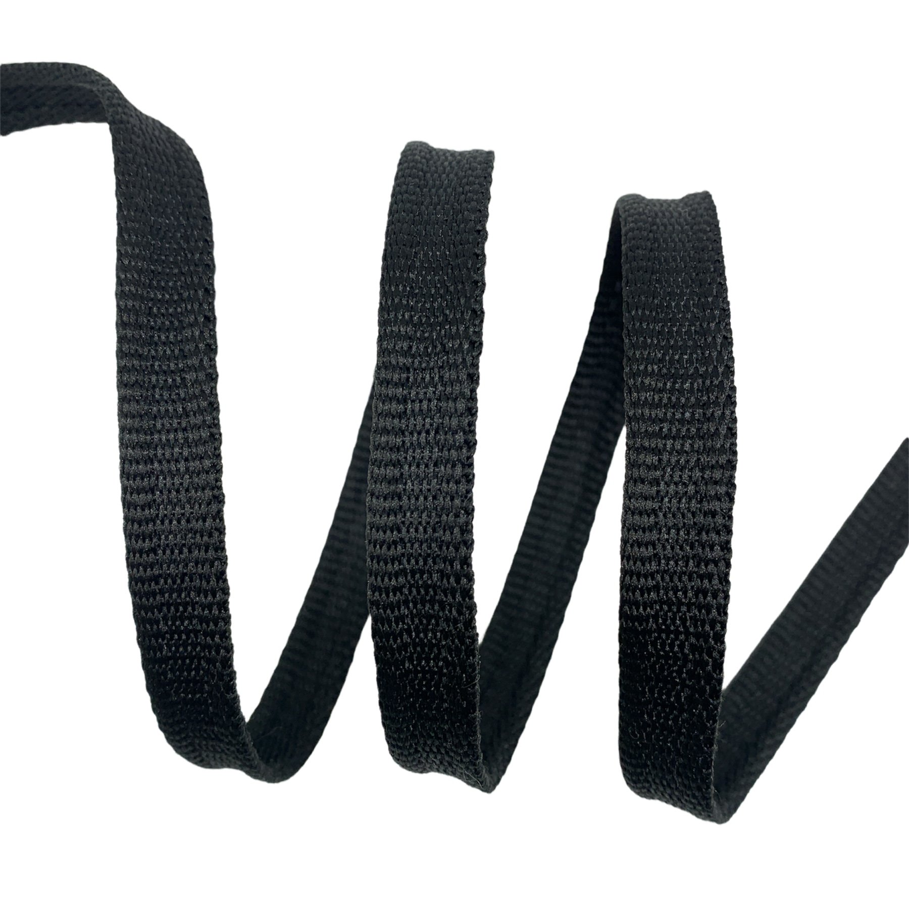 Cadarço Poliéster com Borda Dupla ORVP - 50 Metros - 10MM, Preto