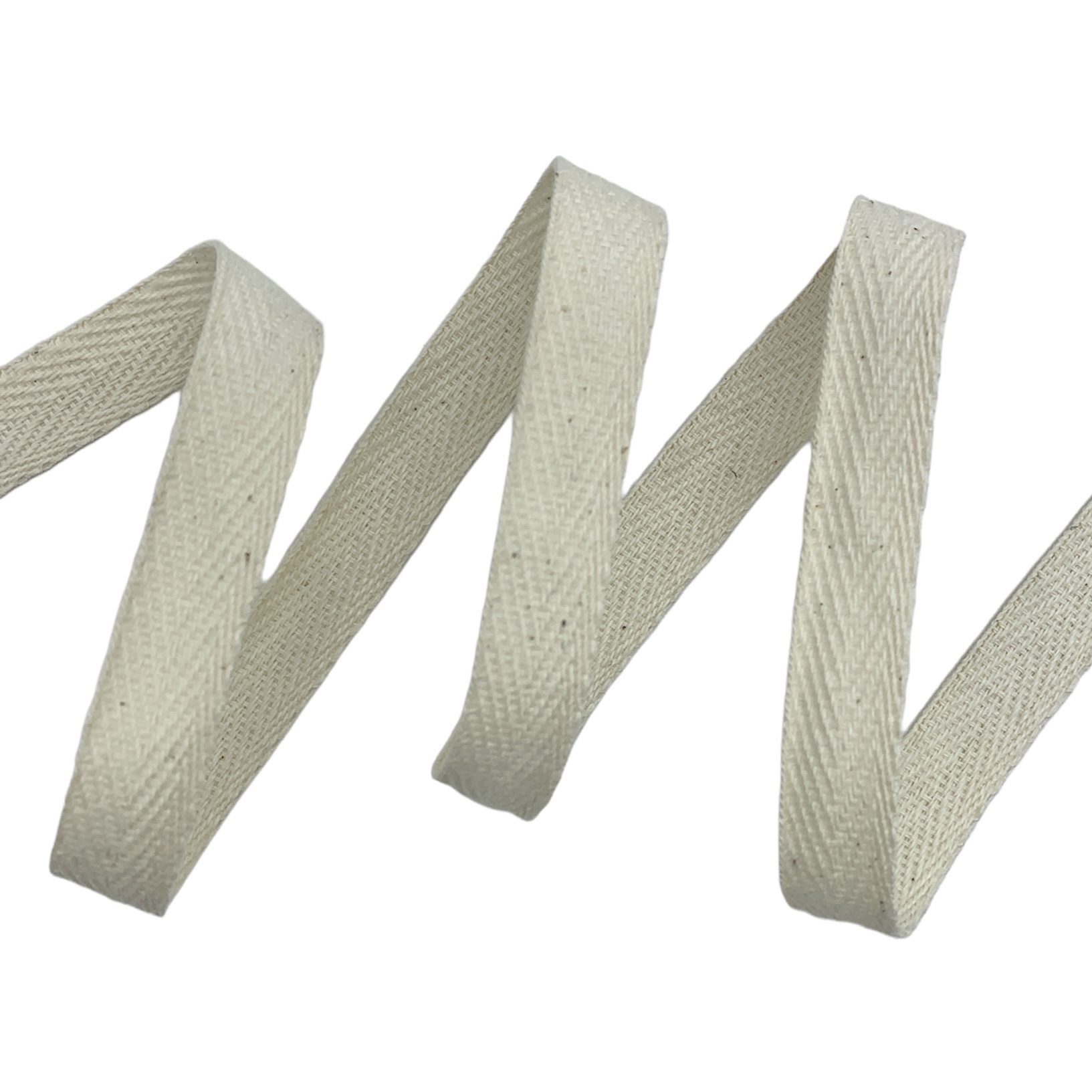 Cadarço Sarjado de 2a. Linha CA - 50 Metros - 15MM, Cru