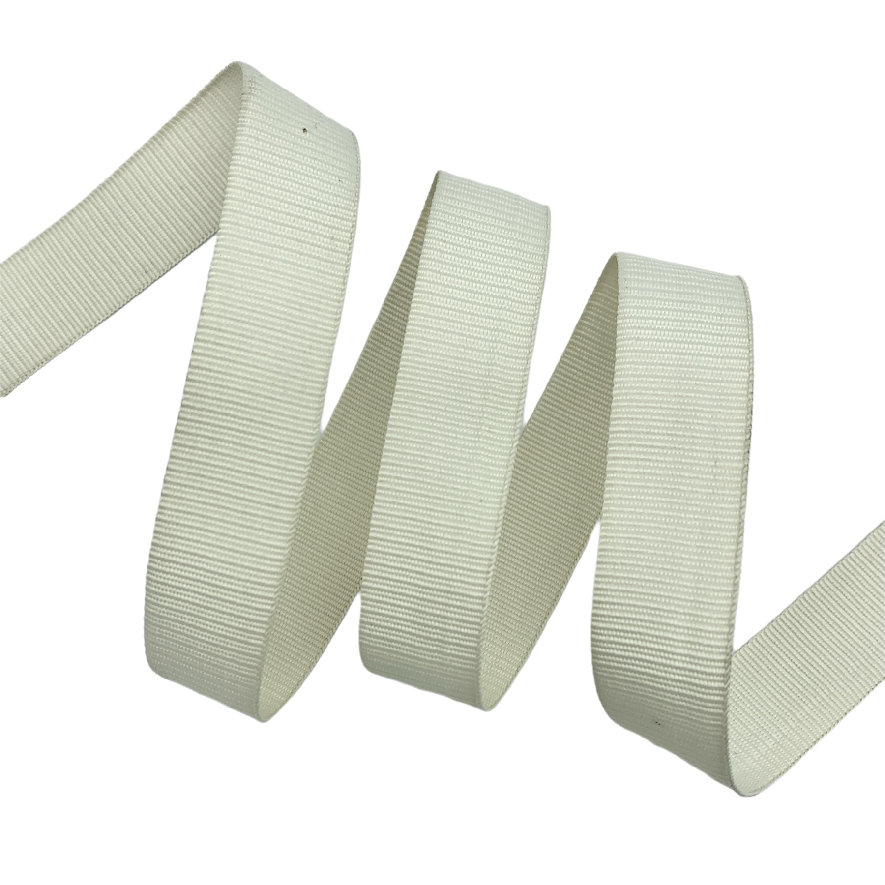 Fita Gorgurão Poliéster GIII - 50 Metros - 20MM, Bege