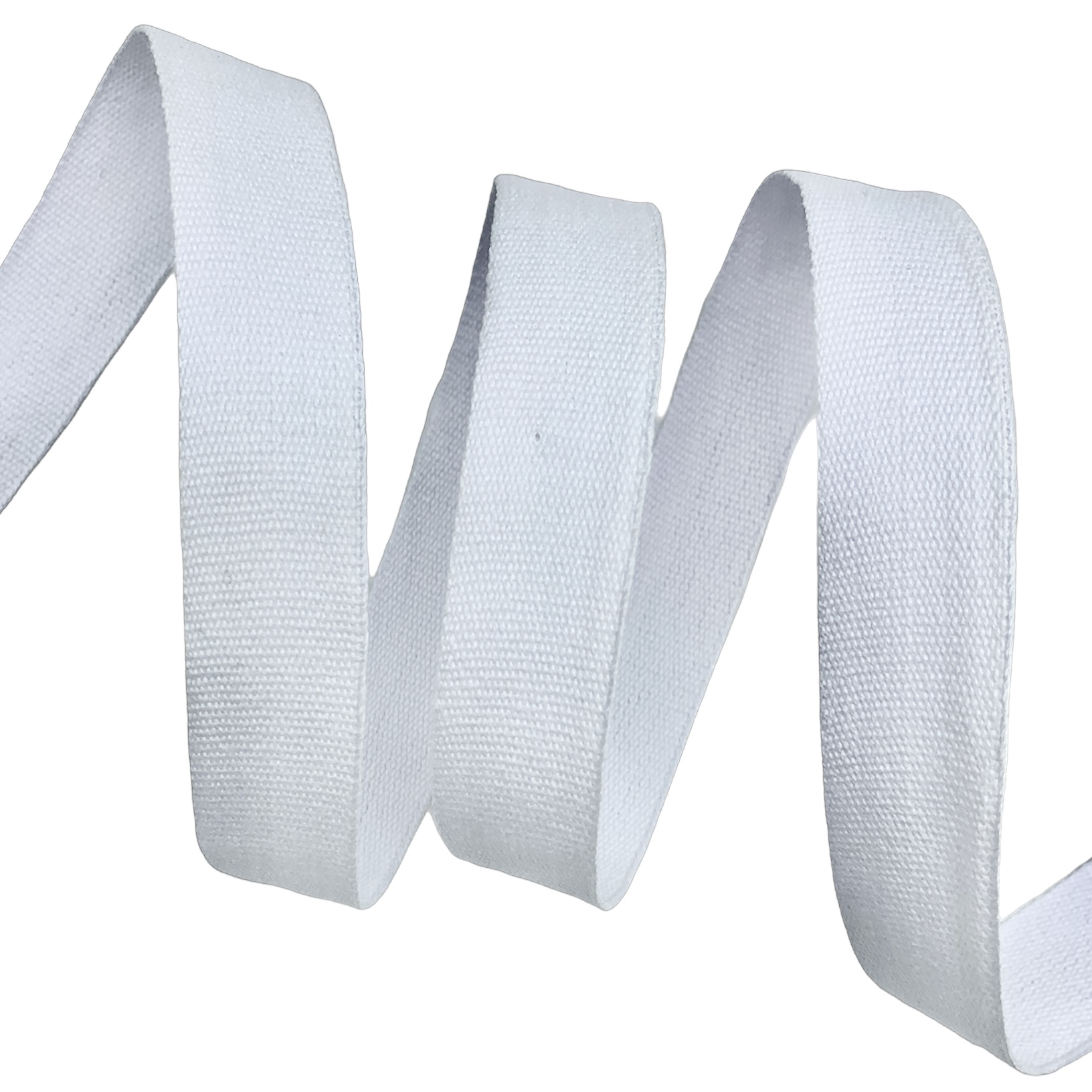 Cadarço Tela Gorgurão Algodão GA - 50 Metros - 20MM, Branco