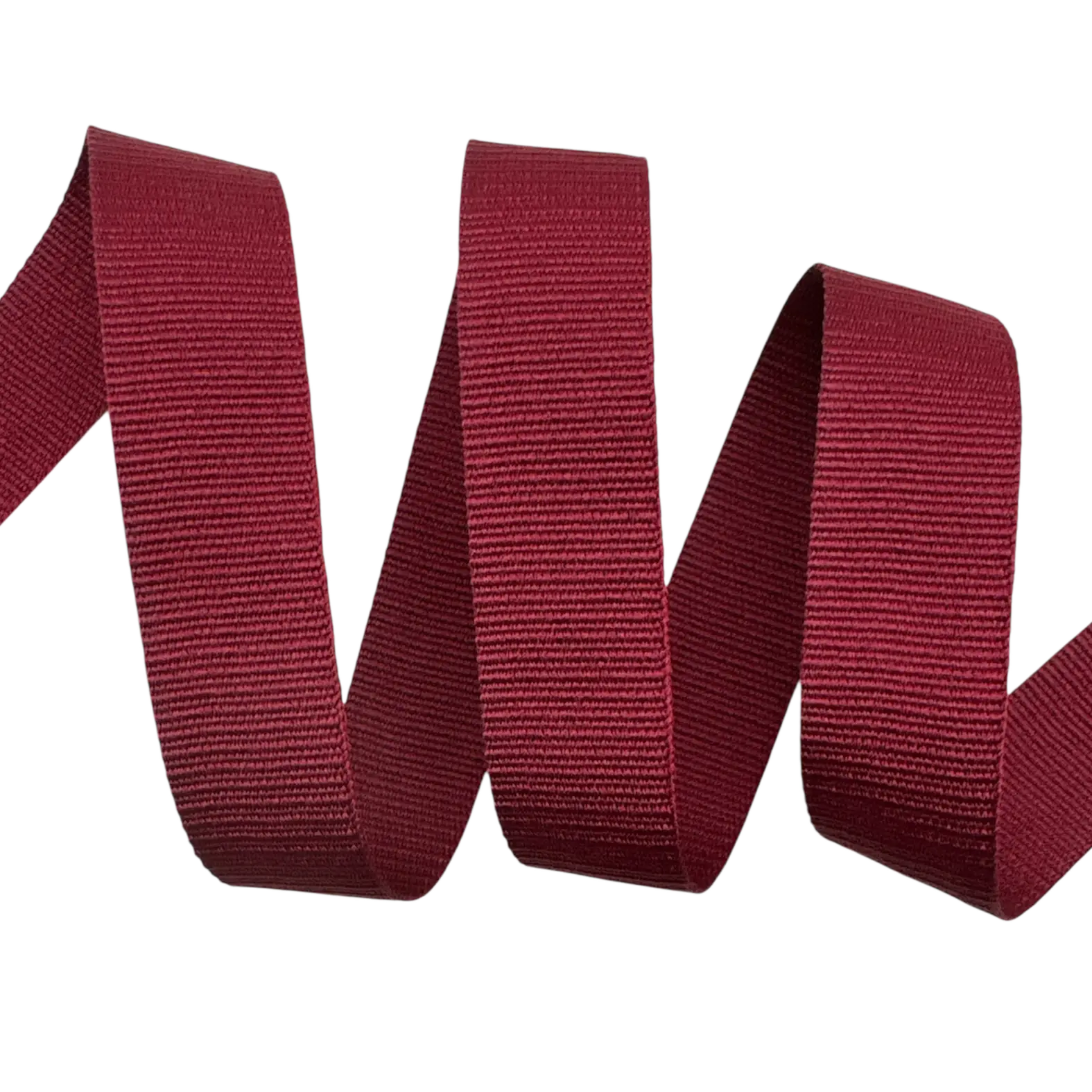 Fita Gorgurão Poliéster GIII - 50 Metros - 25MM, Vinho