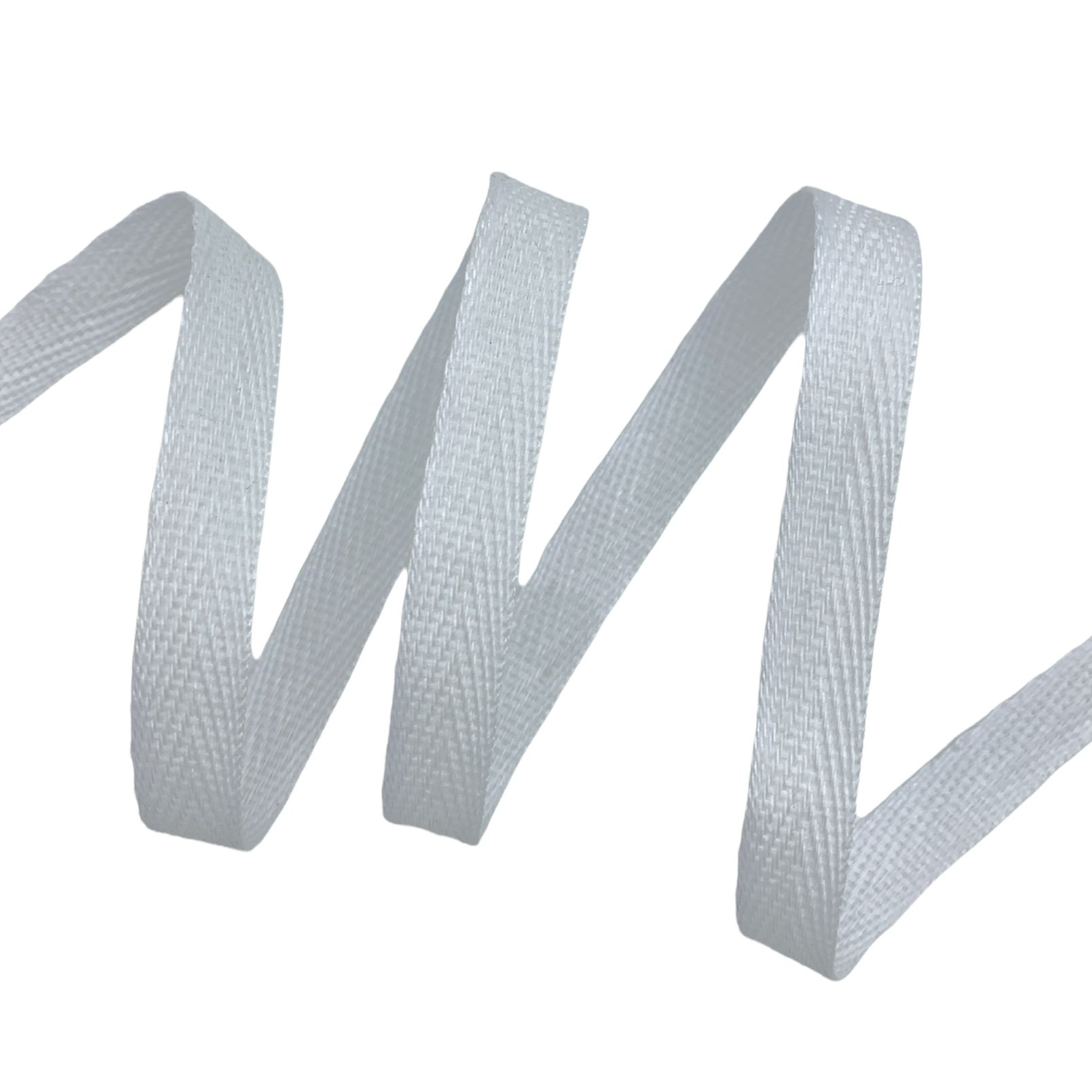 Cadarço Sarjado Fixador CMB - 50 Metros - 10MM, Branco