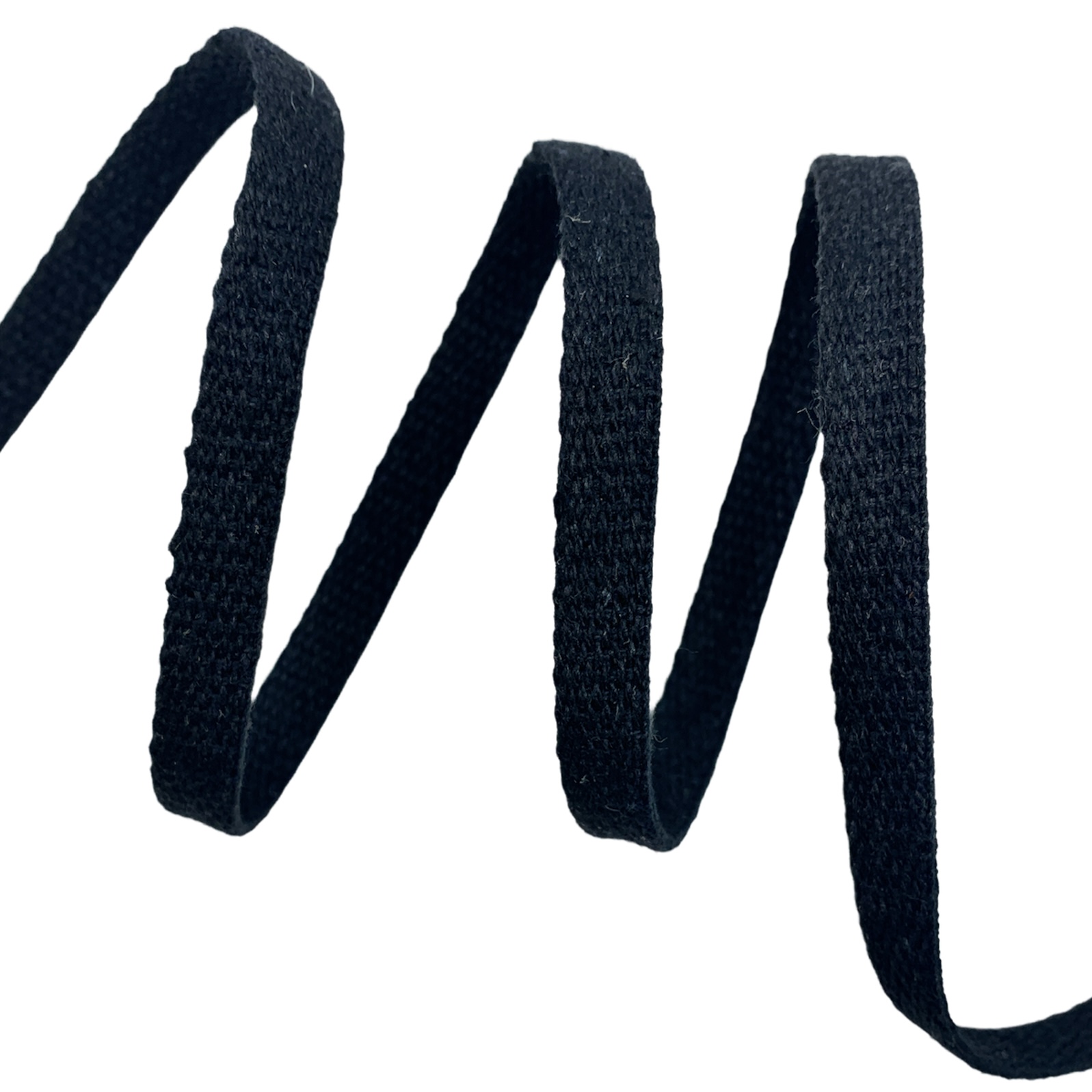 Cadarço Tubular Composição Mista TUBPA50 - 50 Metros - 10MM, Preto