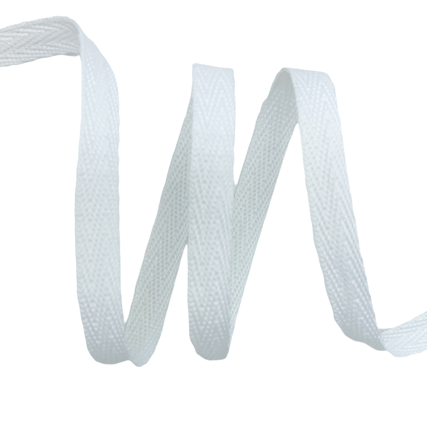 Cadarço Poliéster FP - 50 Metros - 10MM, Alvejado