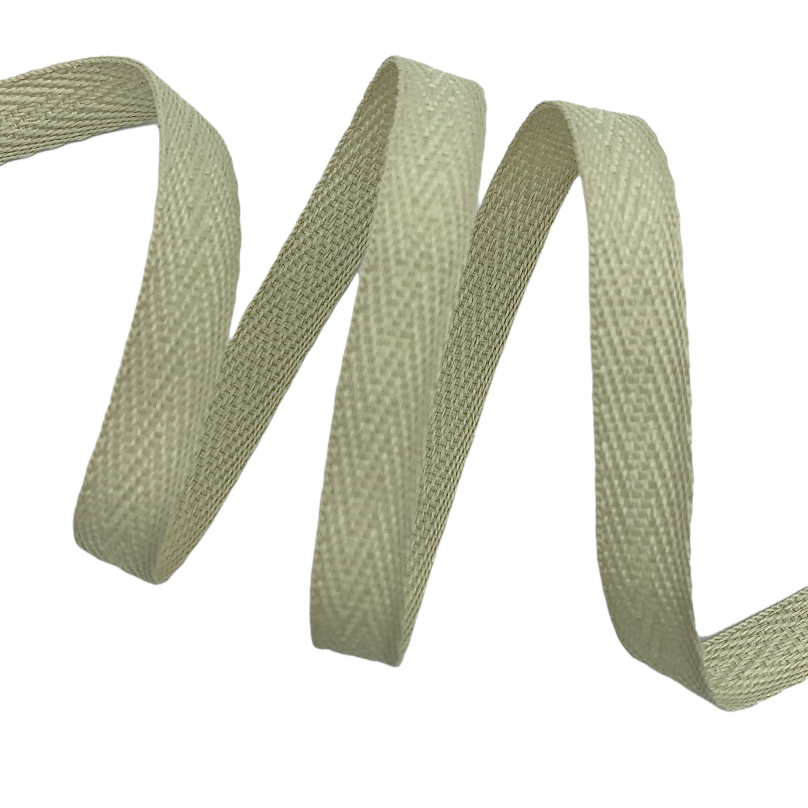 Cadarço Poliéster FP - 50 Metros - 12MM, Bege