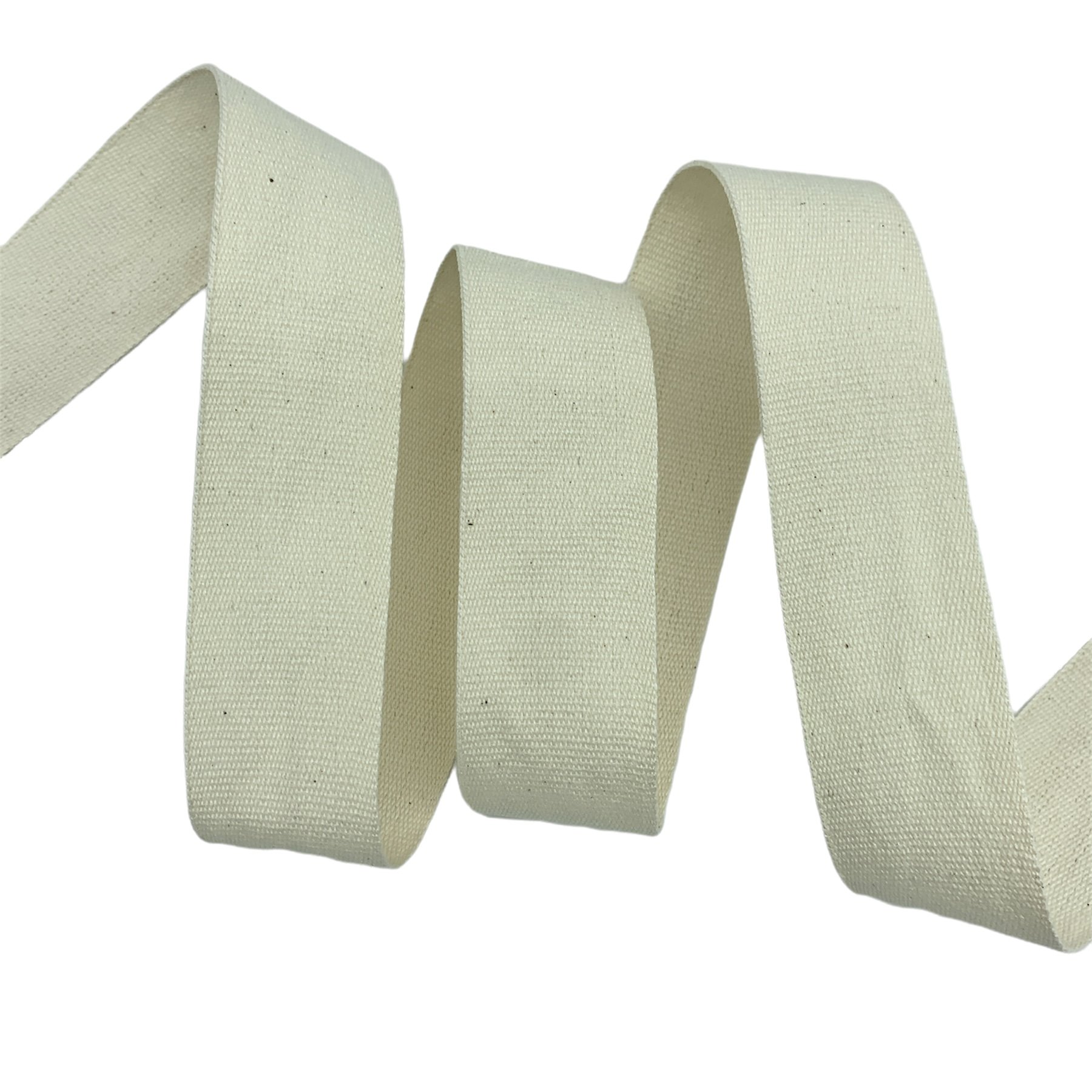 Cadarço Tela Gorgurão Algodão GA - 50 Metros - 30MM, Cru