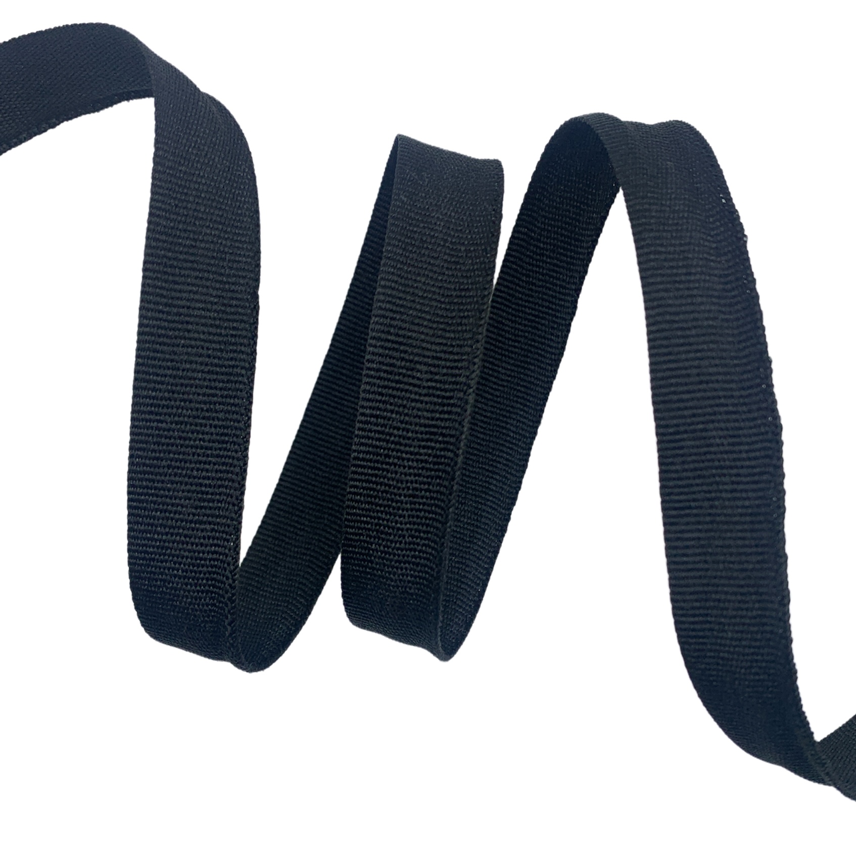 Fita Galão Gorgurão GII - 50 Metros - 15MM, Preto