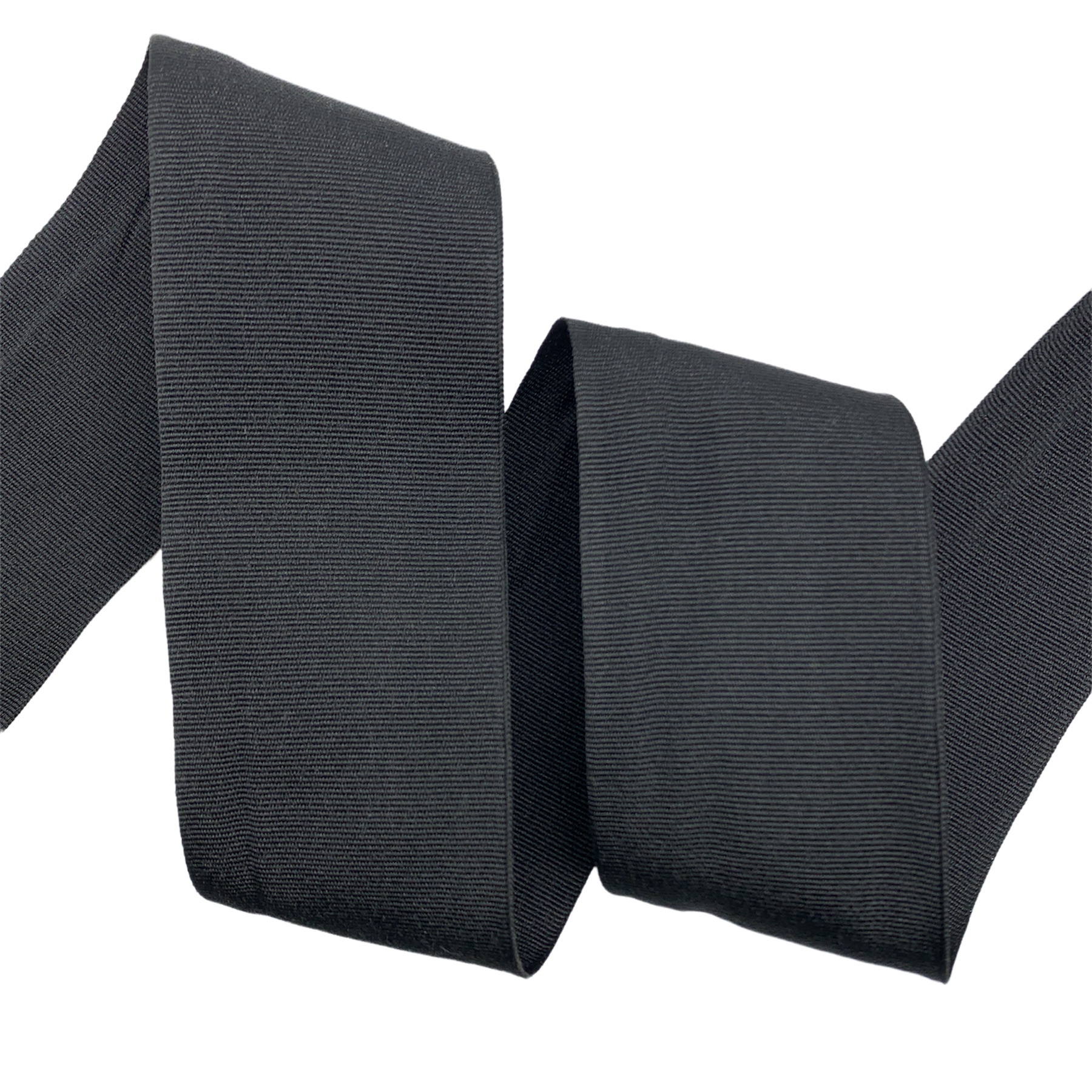 Fita Galão Gorgurão GII - 50 Metros - 60MM, Preto