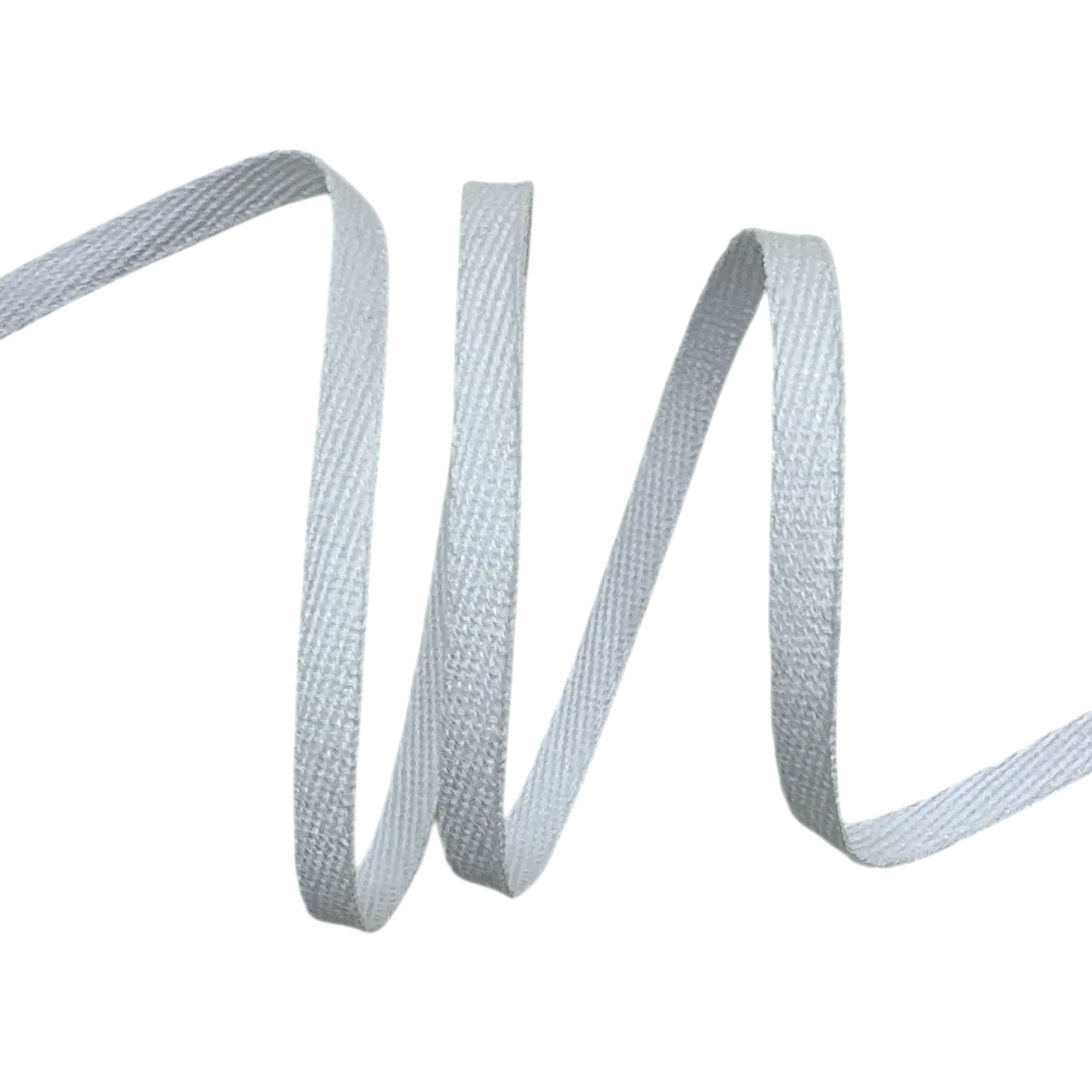 Cadarço Sarja Algodão Modelo CAD2 - 50 Metros - 10MM, Branco