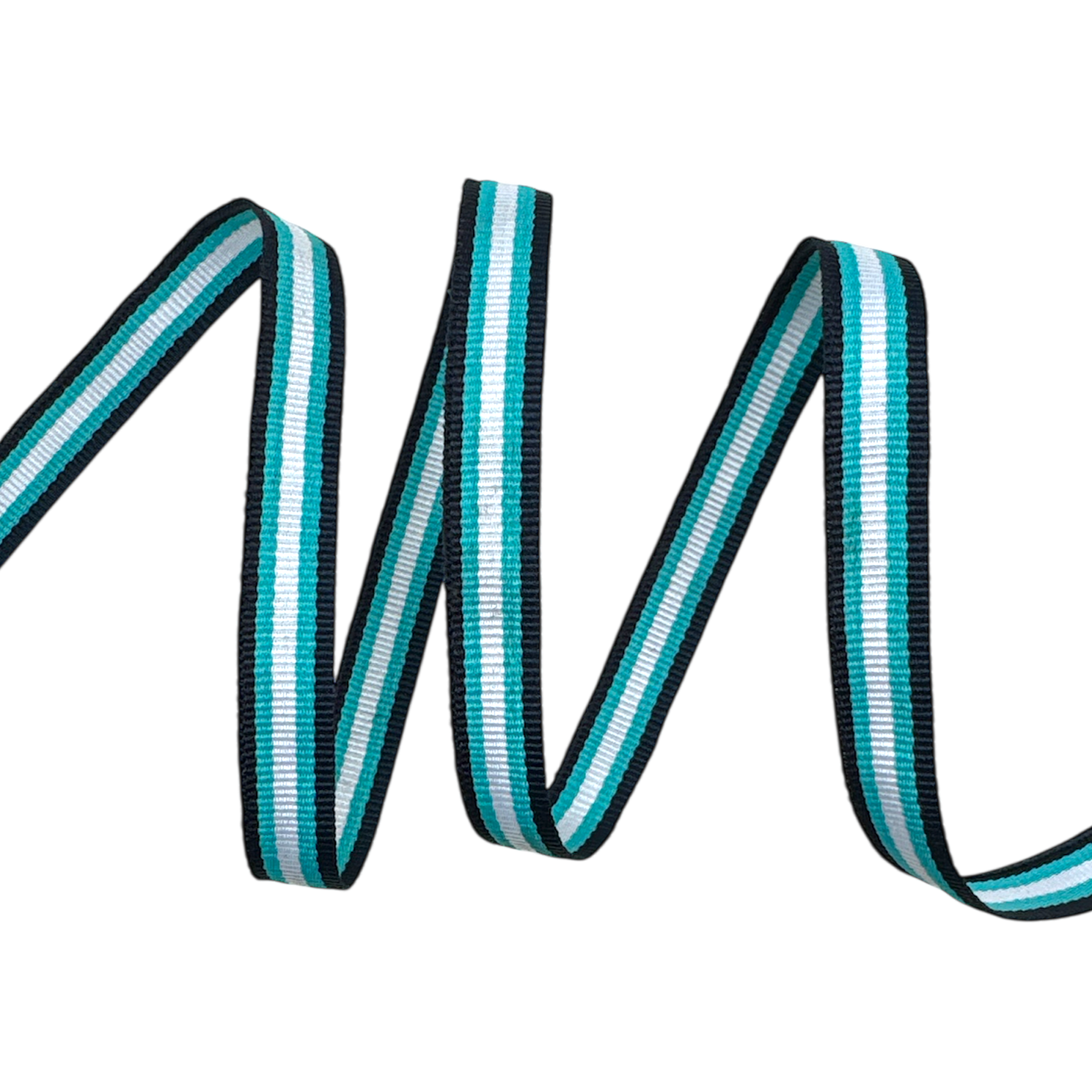 Fita Galão Listrada TRI2 - 37 Metros - 10MM, Marinho/St.James/Branco