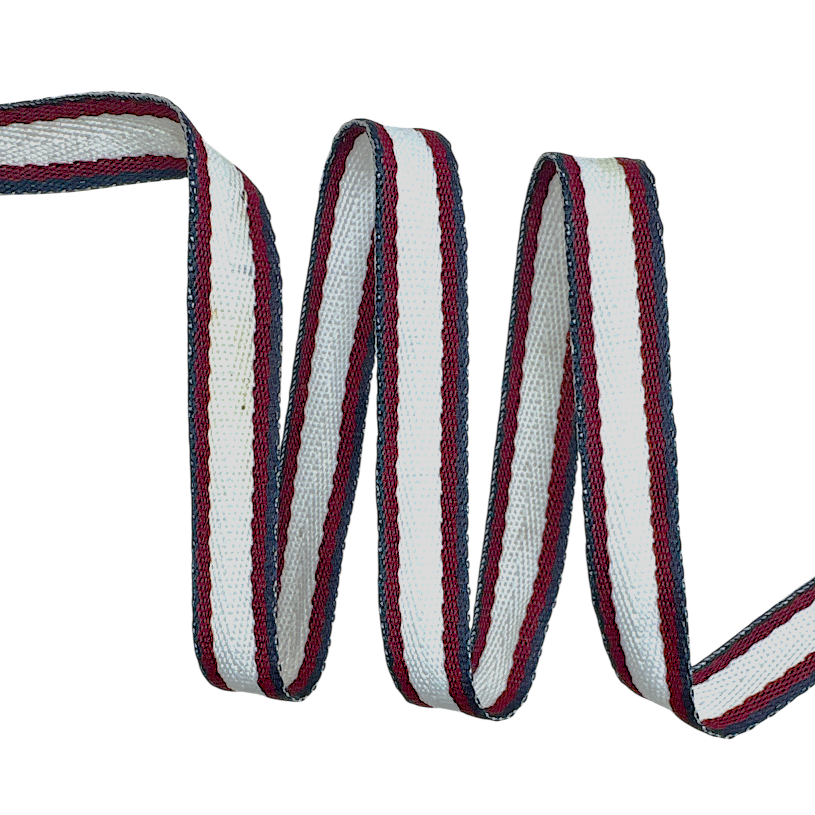 Fita Sarja Listrada PESC3 - 20 Metros - 15MM, Marinho/Vinho/Branco